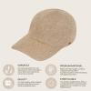 imageCC Sequin Baseball Cap Sparkly Glitter Hat for Women Adjustable Back Lightweight Fashion Glitter CapBeige