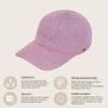 imageCC Sequin Baseball Cap Sparkly Glitter Hat for Women Adjustable Back Lightweight Fashion Glitter CapLavender
