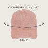 imageCC Sequin Baseball Cap Sparkly Glitter Hat for Women Adjustable Back Lightweight Fashion Glitter CapRose