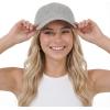 imageCC Sequin Baseball Cap Sparkly Glitter Hat for Women Adjustable Back Lightweight Fashion Glitter CapSilver