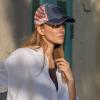 imageCC Womens CrissCross Ponytail Baseball Cap  Embroidered Cotton Front American Flag Mesh Back Adjustable VelcroNavy