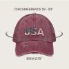 imageCC Womens CrissCross Ponytail Baseball Cap  Embroidered Cotton Front American Flag Mesh Back Adjustable VelcroUsaburgundy