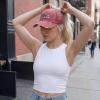 imageCC Womens CrissCross Ponytail Baseball Cap  Embroidered Cotton Front American Flag Mesh Back Adjustable VelcroUsared