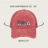 imageCC Womens CrissCross Ponytail Baseball Cap  Embroidered Cotton Front American Flag Mesh Back Adjustable VelcroUsared
